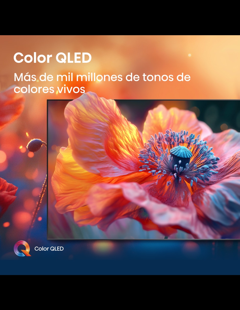 Pantalla smart tv hisense qled de 100 pulgadas 4k/uhd 100qd6sfm con fire os con ai smooth motion